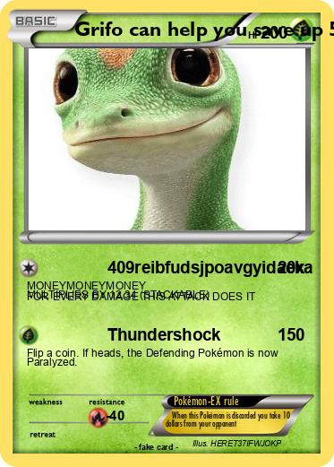 Pokemon Grifo can help you save up 50% on hame and car insurance.