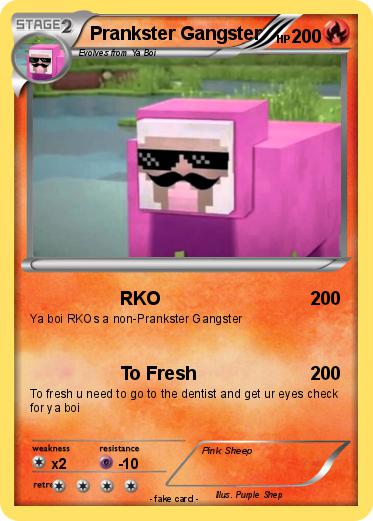 Pokemon Prankster Gangster