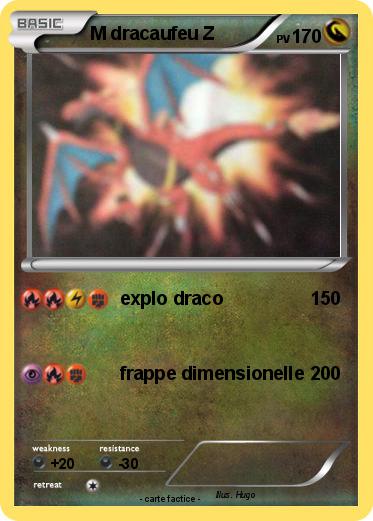 Pokemon M dracaufeu Z