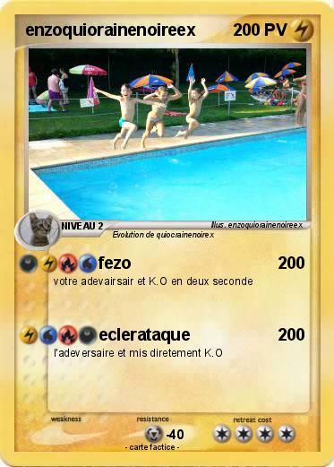 Pokemon enzoquiorainenoireex