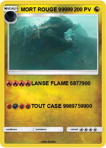 Pokemon MORT ROUGE 99999