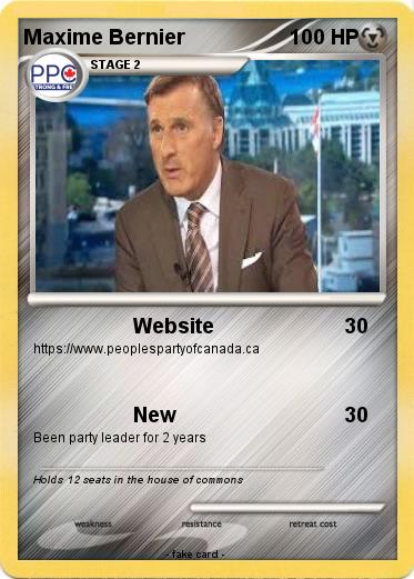 Pokemon Maxime Bernier
