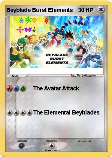 Pokemon Beyblade Burst Elements