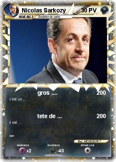Pokemon Nicolas Sarkozy