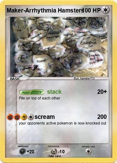 Pokemon Maker-Arrhythmia Hamsters