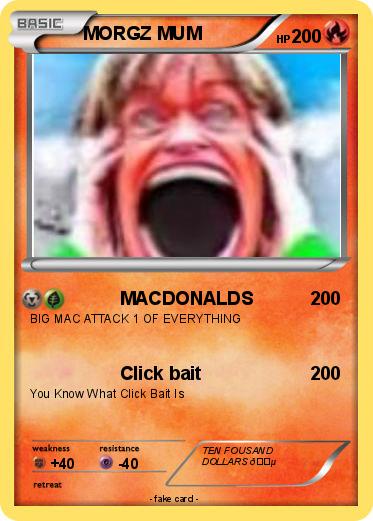 Pokemon MORGZ MUM