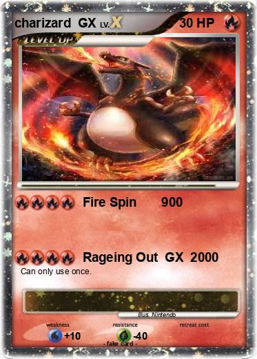 Pokemon charizard  GX