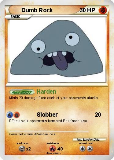Pokemon Dumb Rock