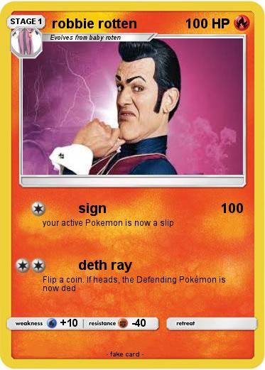 Pokemon robbie rotten