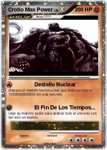 Pokemon Crotio Max Power
