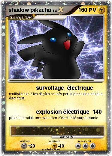 Pokemon shadow pikachu