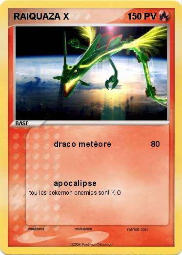 Pokemon RAIQUAZA X