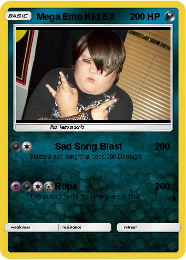 Pokemon Mega Emo Kid EX
