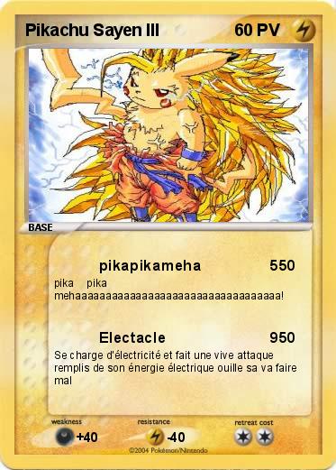 Pokemon Pikachu Sayen III