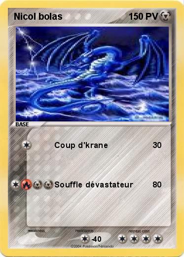 Pokemon Nicol bolas