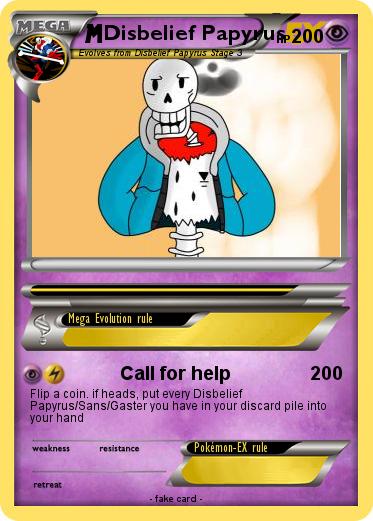Pokemon Disbelief Papyrus