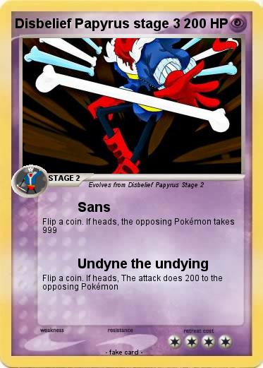 Pokemon Disbelief Papyrus stage 3