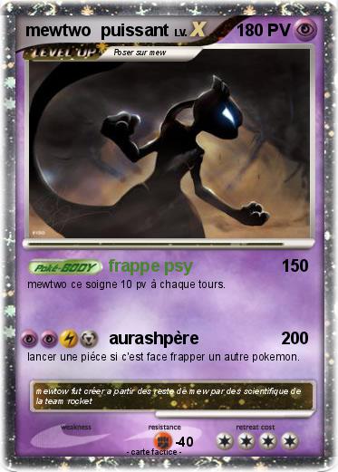 Pokemon mewtwo  puissant