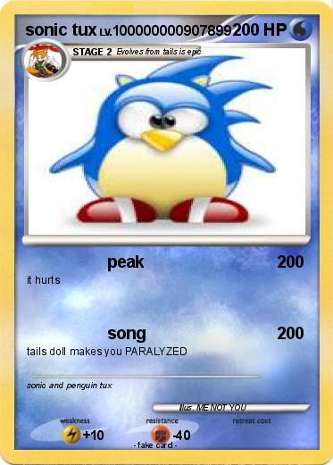 Pokemon sonic tux