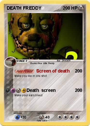 Pokemon DEATH FREDDY