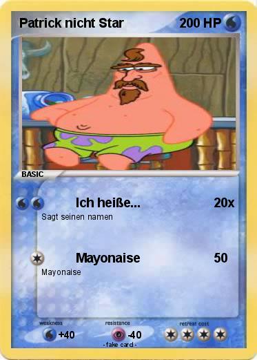 Pokemon Patrick nicht Star
