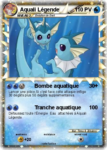 Pokemon Aquali Légende