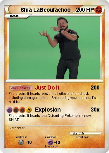 Pokemon Shia LaBeoufachoo