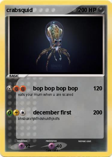 Pokemon crabsquid