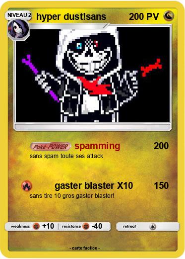 Pokemon hyper dust!sans