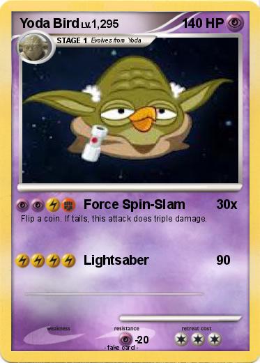 Pokemon Yoda Bird