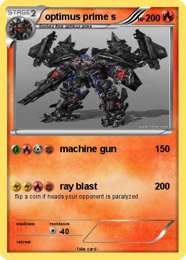 Pokemon optimus prime s