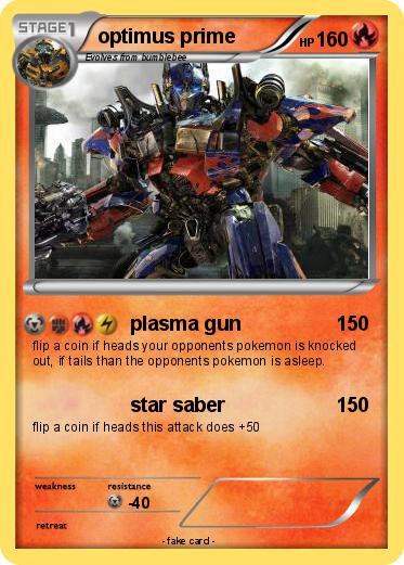 Pokemon optimus prime