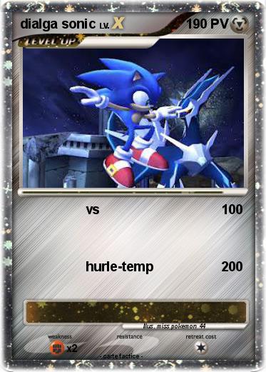 Pokemon dialga sonic