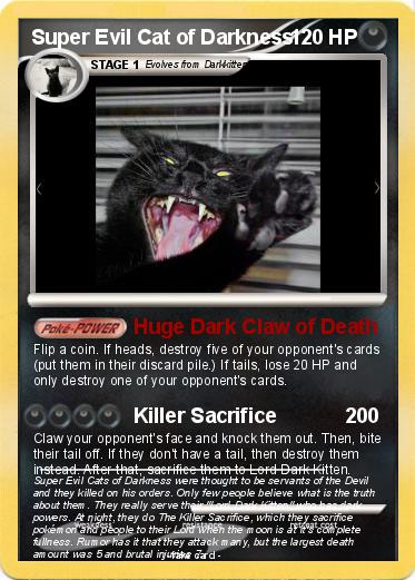 Pokemon Super Evil Cat of Darkness