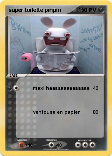 Pokemon super toilette pinpin