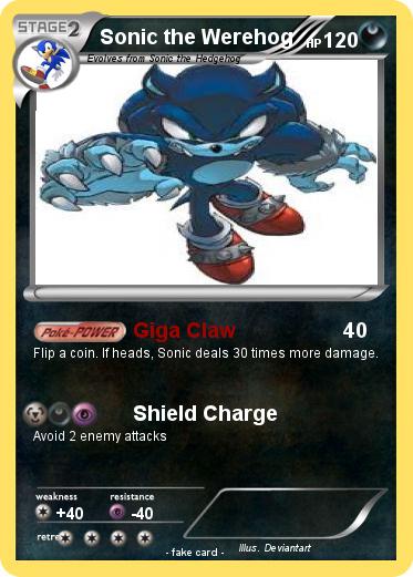 Pokemon Sonic the Werehog