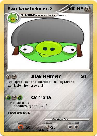Pokemon Świnka w hełmie