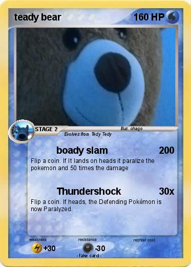 Pokemon teady bear