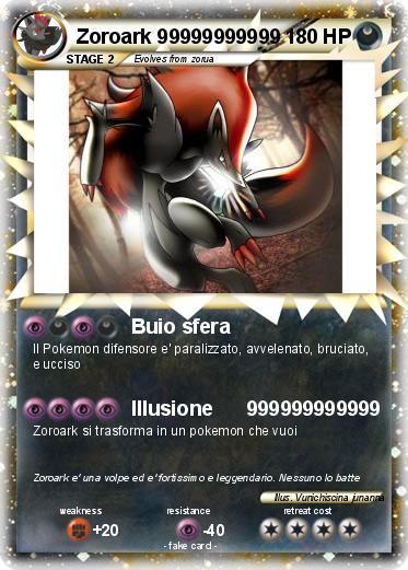 Pokemon Zoroark 99999999999