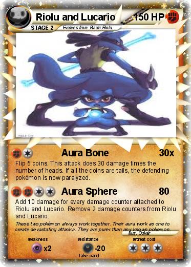 Pokemon Riolu and Lucario
