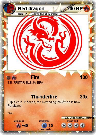 Pokemon Red dragon