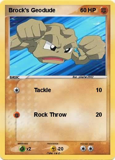 Pokemon Brock's Geodude