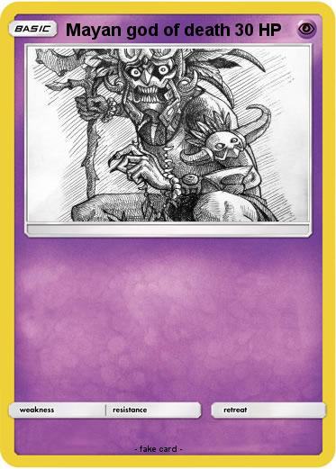 Pokemon Mayan god of death