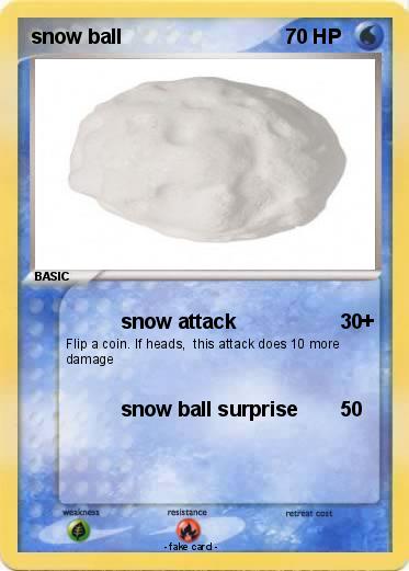 Pokemon snow ball