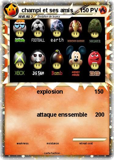 Pokemon champi et ses amis