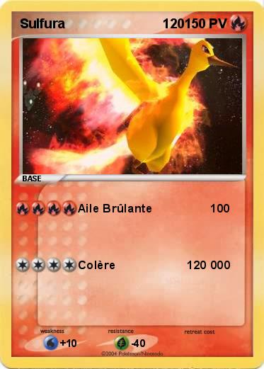 Pokemon Sulfura                           120