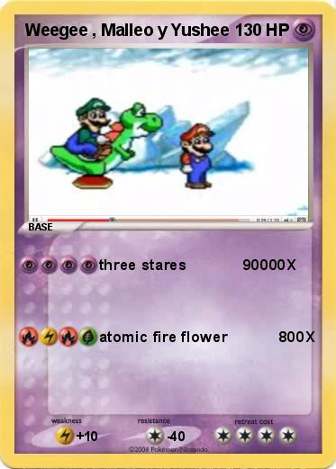 Pokemon Weegee , Malleo y Yushee