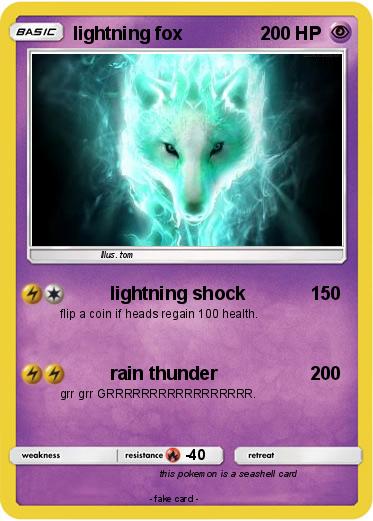 Pokemon lightning fox