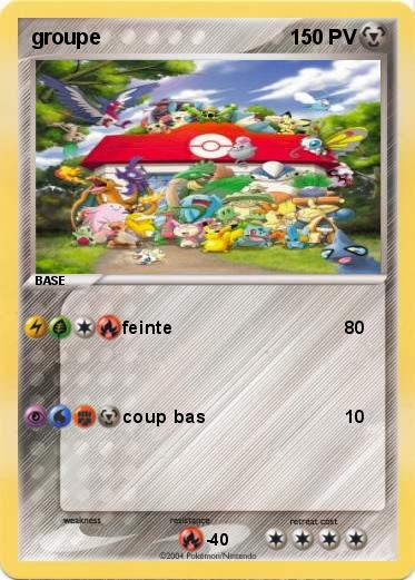 Pokemon groupe