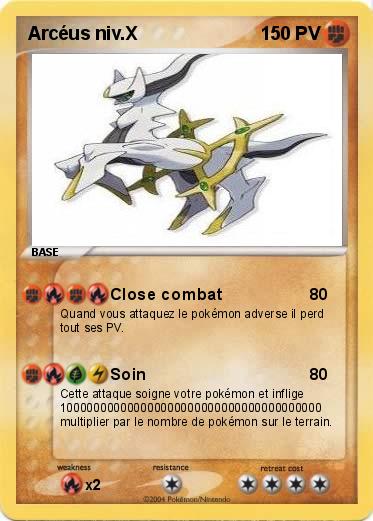 Pokemon Arcéus niv.X
